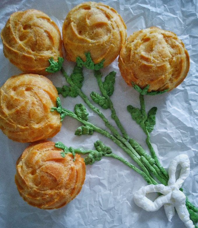 Foto resep Kue Soes Krim | Choux Pastry with Diplomat Cream
