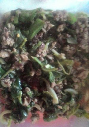 Foto resep Tumis oncom pucuk labu siam