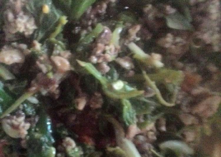 Langkah Mudah untuk meracik Tumis oncom pucuk labu siam, Enak