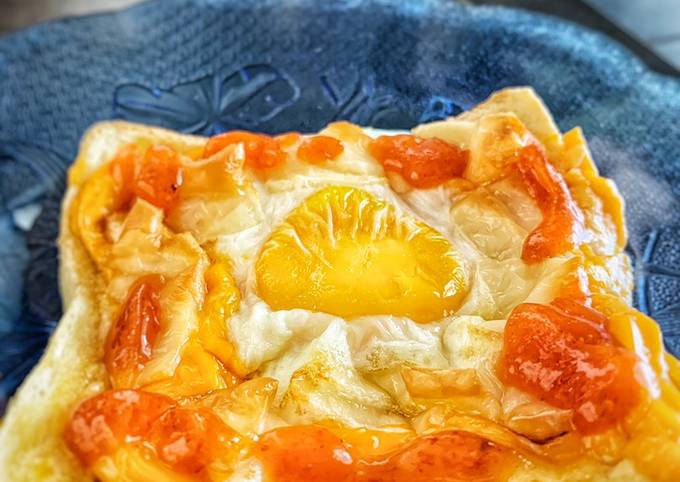 Cara Gampang Menyiapkan Air fryer Egg toast, Enak Banget