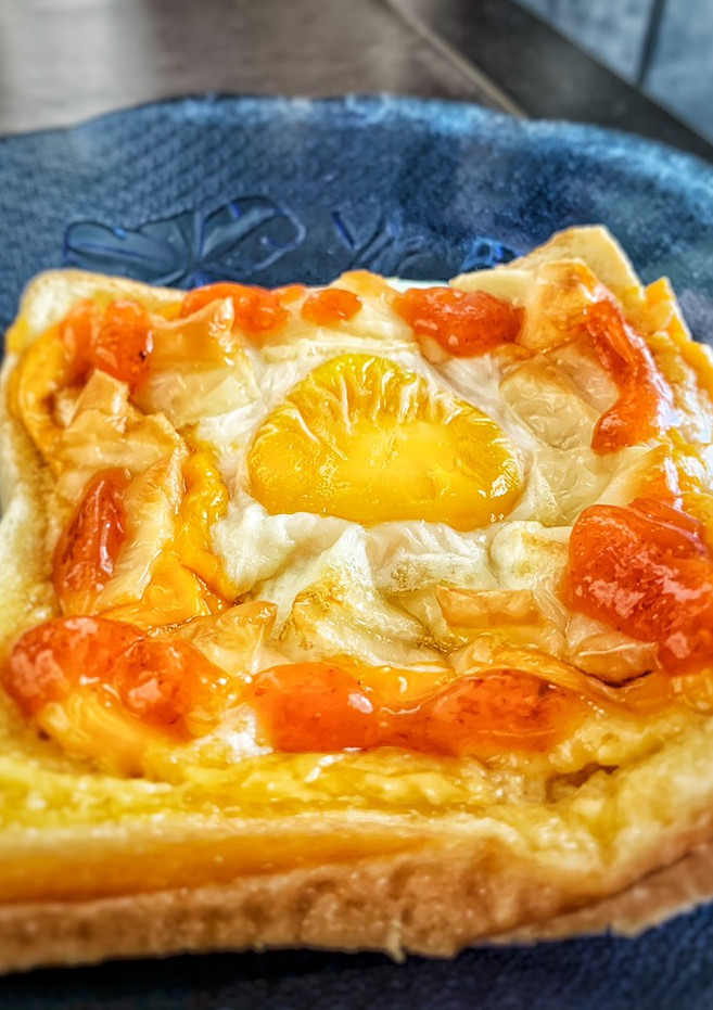 Foto resep Air fryer Egg toast