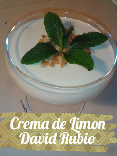 Una foto de Crema de limón