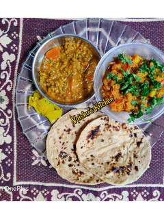 A picture of Cabbage sabji.