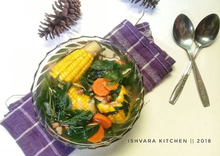 Resep Sayur bening katuk jagung, Bisa Manjain Lidah