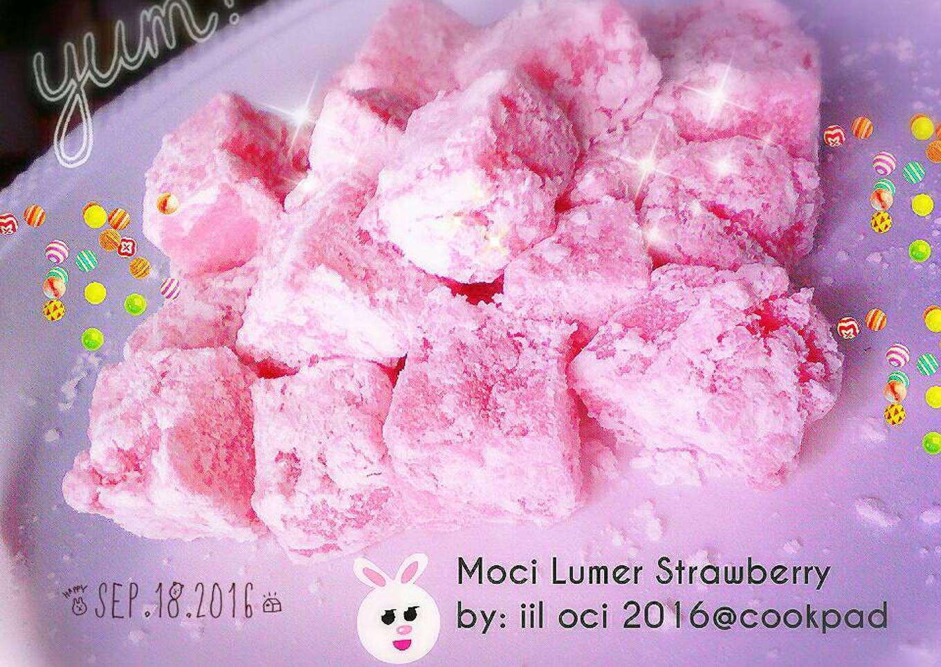 Resep Moci Lumer Strawberry Milk