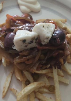 Una foto de Gramajo funghi vegano