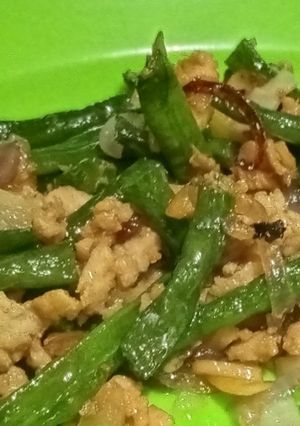 Foto resep Tumis Buncis Ayam Cacah ala Subi 🥰