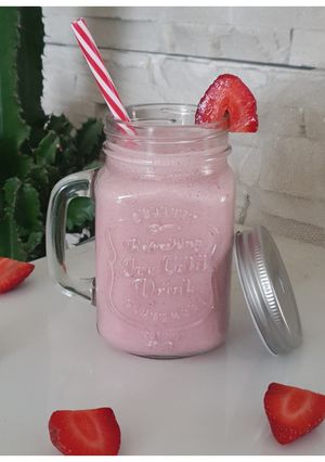 Une photo de Milkshake fraise / vanille