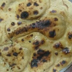 Wheat tandoori roti without yeast and tandoor A picture of Wheat tandoori roti without yeast and tandoor.