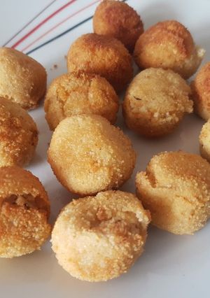 Foto principal de Bolitas de pollo y queso crema con Thermomix