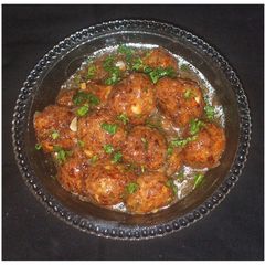 A picture of Cabbage Manchurian.