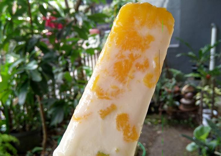 Cara Membuat Mango Popsicle (Es Krim Mangga) Ekonomis Untuk Dijual