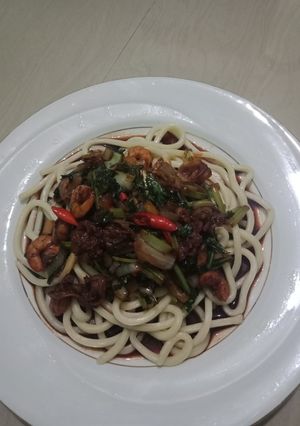 Foto resep Jjajangmyeon udon ala korean food