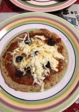 Una foto de Pizza a la plancha sin Gluten