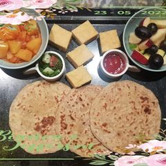A picture of Bhog Thali🙏.