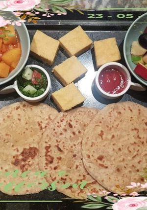 A picture of Bhog Thali🙏.