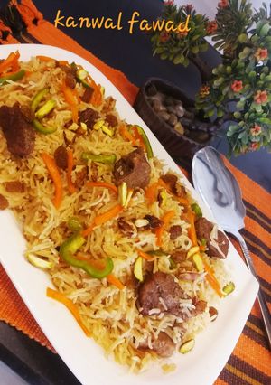 A picture of Afghani Pulao.
