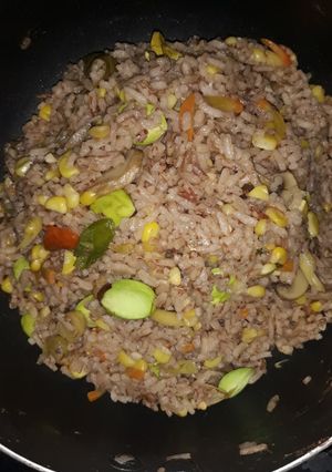 Foto resep Nasi liwet beras merah sehat