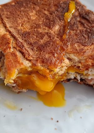 Φωτογραφία της συνταγής Sloppy Sandwich με αυγό νόστιμο και ζουμερό