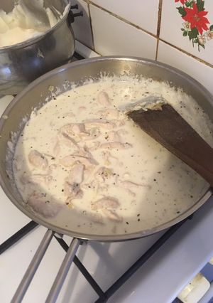 Tejszínes csirkemell recept fotója