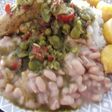 Seco de Pollo y Frejol Canario a lo Carmelita