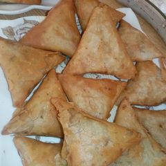 Chicken samosa A picture of Chicken samosa.