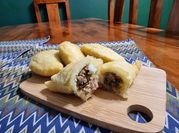 Una foto de guiso de mandioca