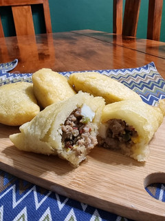 Una foto de Pastel mandi'o