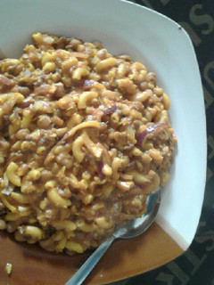 A picture of Sumptuous beans and macaroni recipe.