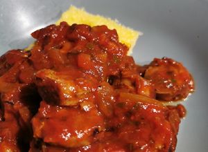 Une photo de Polenta saucisse Toulouse