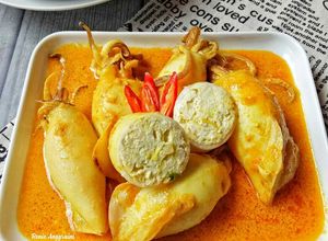 Foto resep Gulai Cumi Isi Tahu Telur