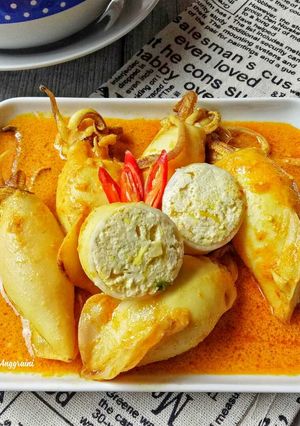 Foto resep Gulai Cumi Isi Tahu Telur