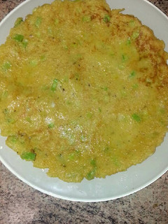 Una foto de Tortitas de puerro