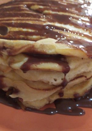 Una foto de Pancakes, receta rica y fácil!