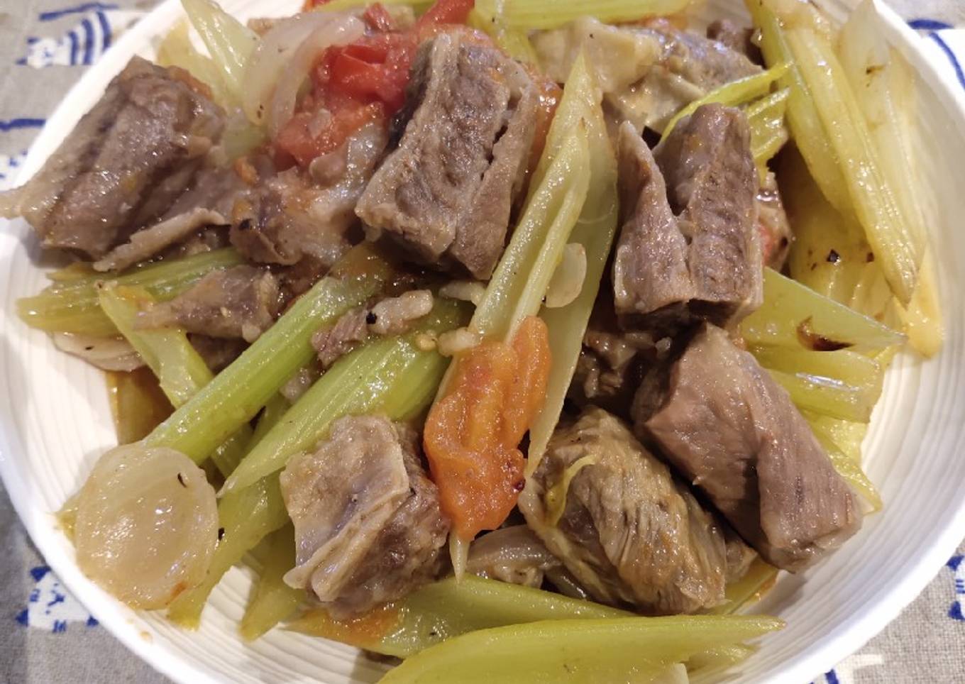 Beef with Celery