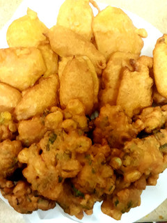 A picture of Quick corn and potato fritters (one batter)😊.