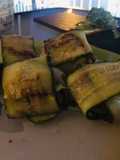 „Raviolis“ o involtini de calabacín