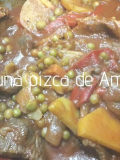 Una foto de Carne al vino tinto