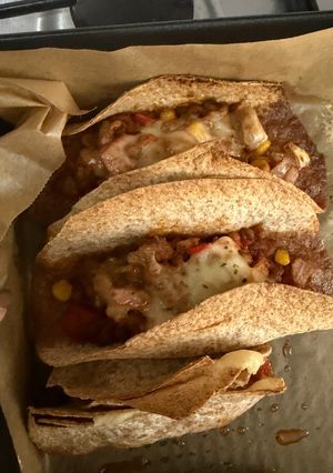O poză a rețetei Tacos cu carne de porc si legume 🌮.
