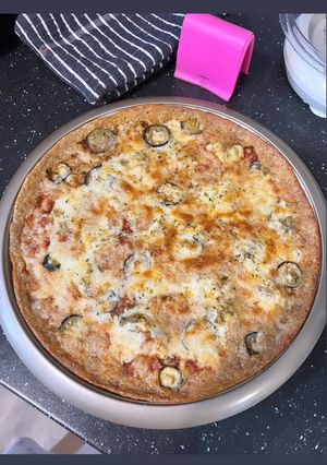 صورة لوصفة بيتزا كيتو 🍕
