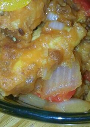 Una foto de Pollo agridulce