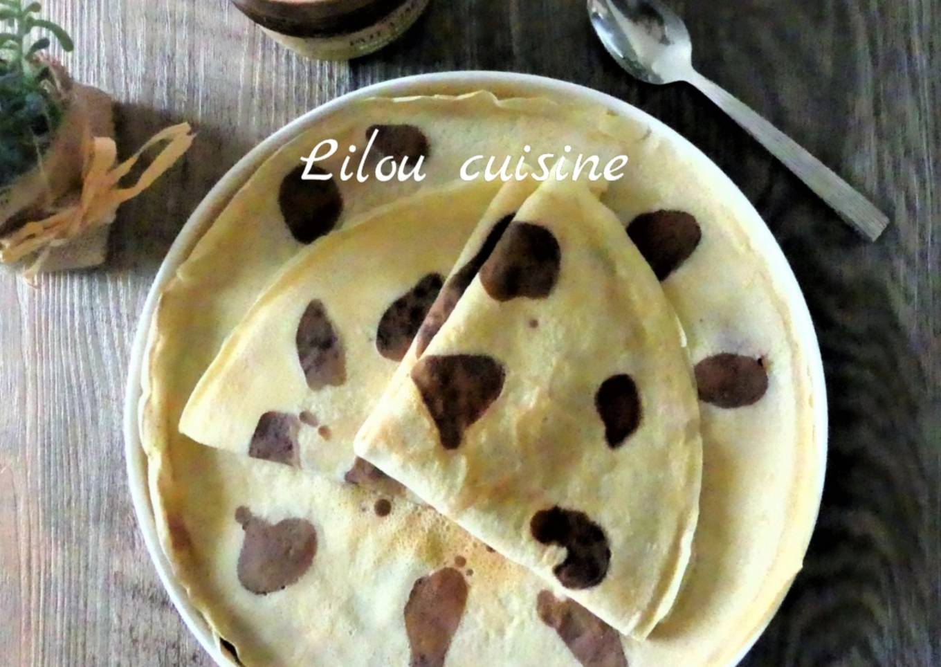 Crêpes léopard