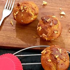 A picture of Whole Wheat Banana Muffins.