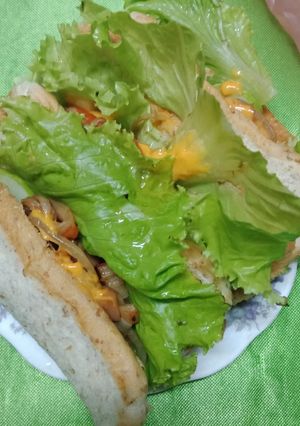 Foto resep Sandwich Teriyaki- Sarapan Sehat