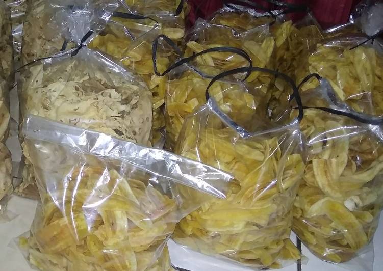 Resep masakan Keripik pisang blueband | Cara Membuat Keripik pisang blueband Yang Lezat