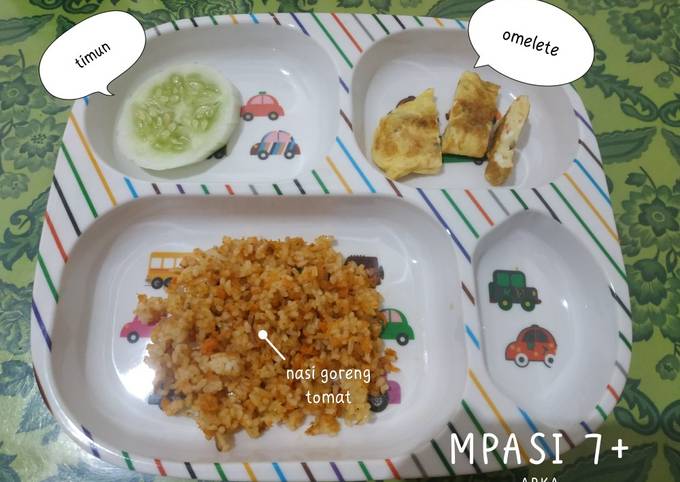 Resep #5 Nasi Goreng Tomat MPASI 8+ Resep #5 Nasi Goreng Tomat MPASI 8+