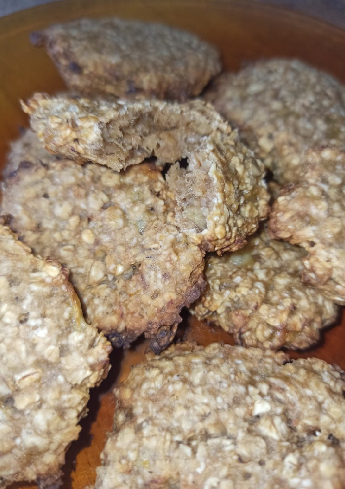 Una foto de Galletitas de plátano y avena