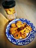 Galletas de vainilla y chocolate (sin azúcar) (en airfryer)