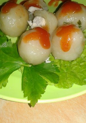 Foto resep Cilok isi ayam giling