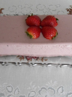 Una foto de Pudín de fresas